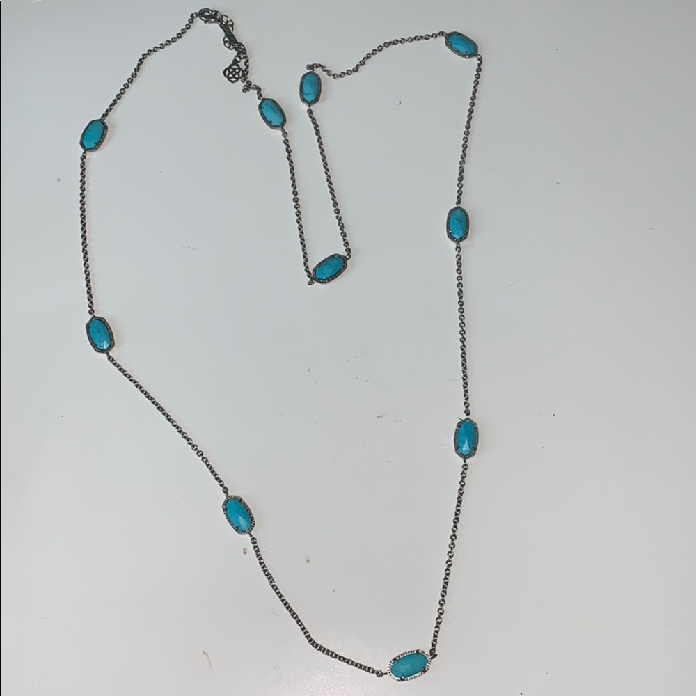 Long turquoise Kendra Scott